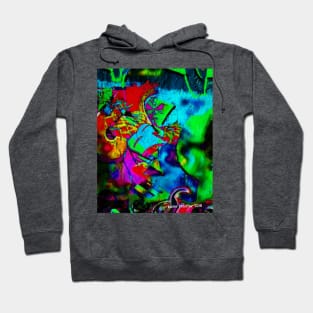 Spring Mood Hippie Abstract Graffiti Hoodie